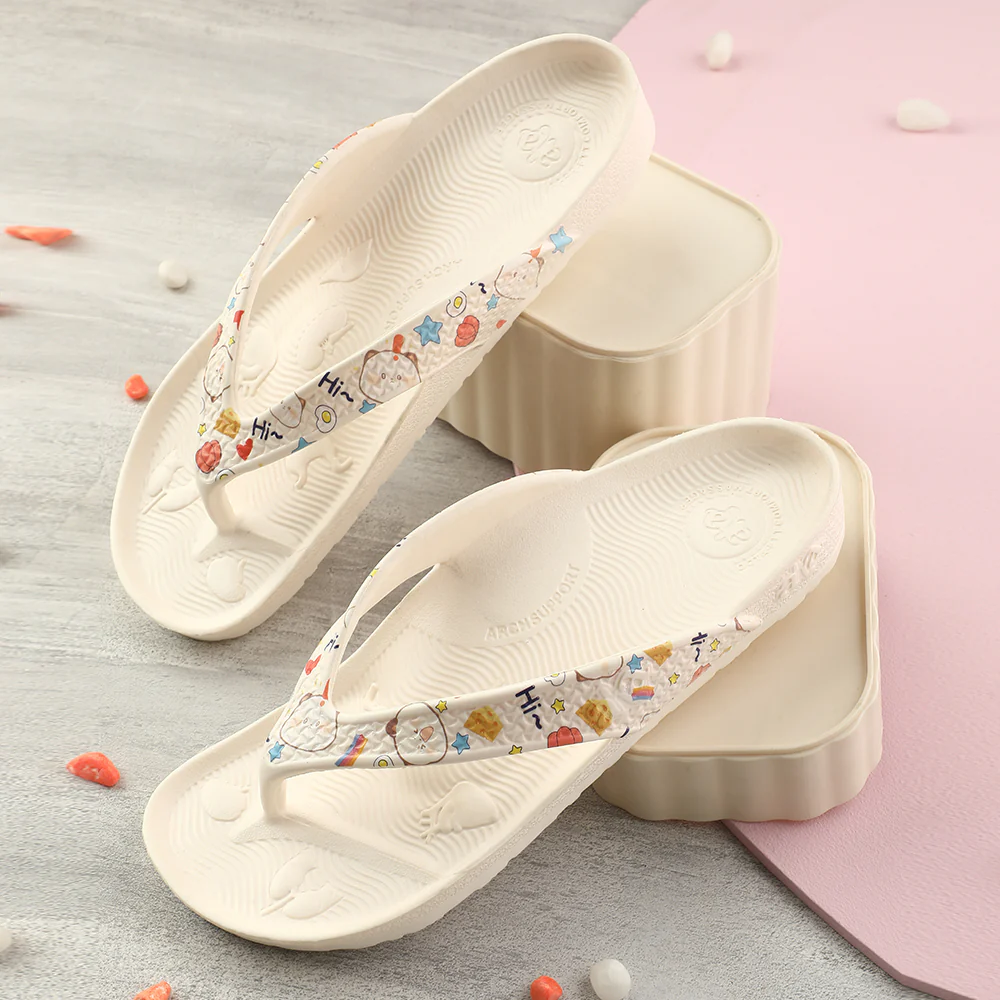 A-HA Beige Casual Slipper For Women HAPPI-LE By Liberty - Image 2