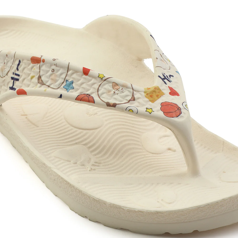 A-HA Beige Casual Slipper For Women HAPPI-LE By Liberty - Image 5