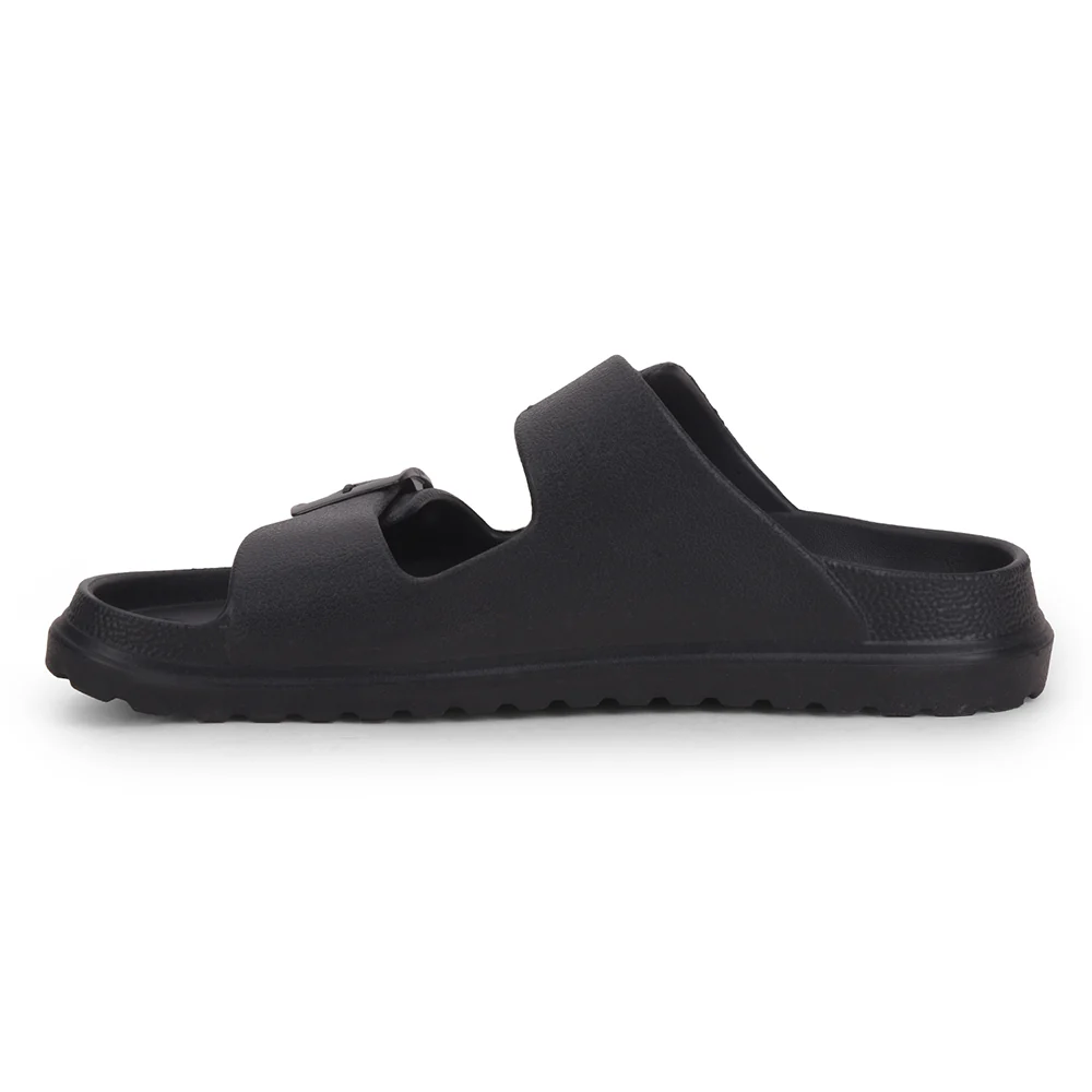 A-HA Black Casual Flat Sandal For Men COMMIT By Liberty - Image 3