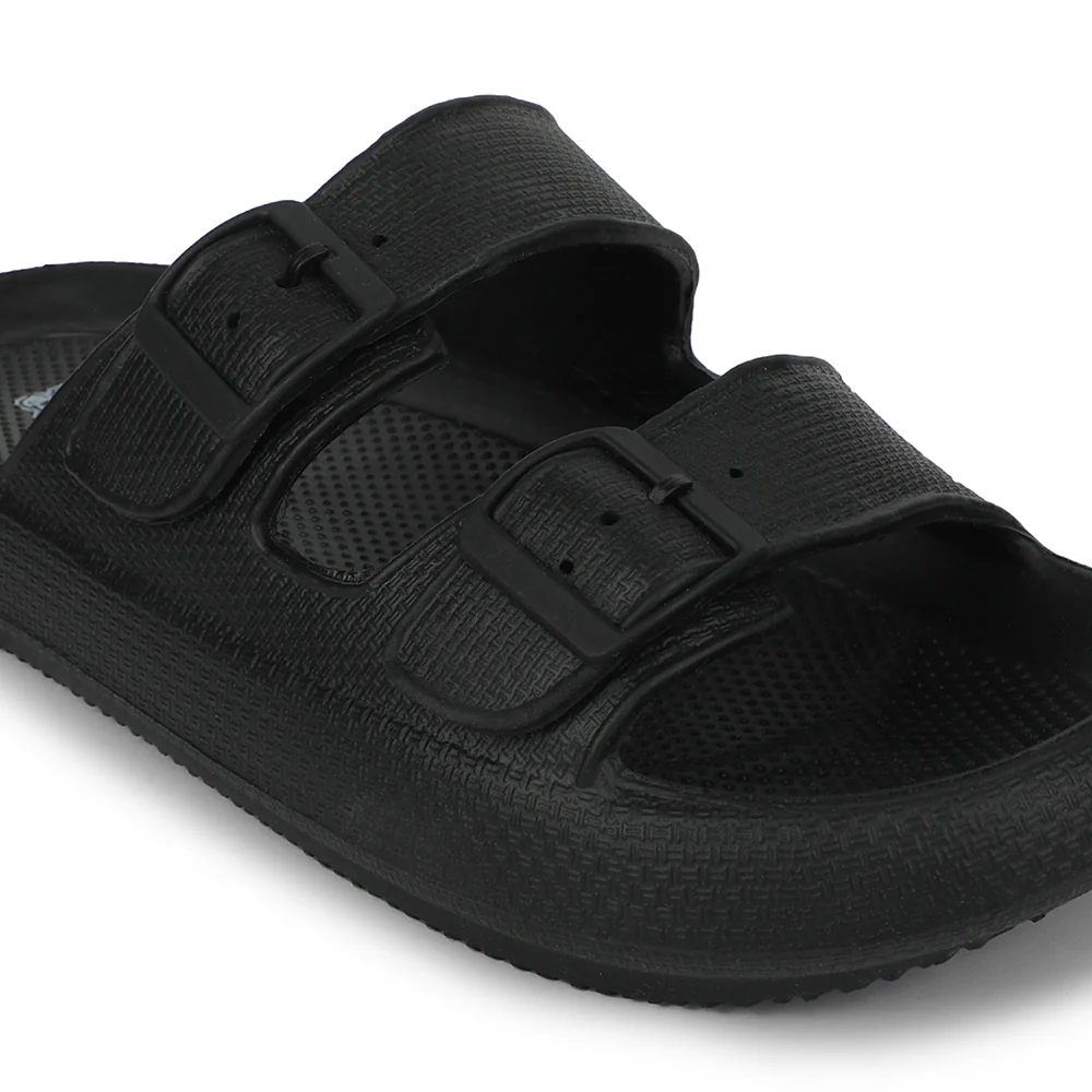 A-HA Black Casual Sandal For Men GMF-07E By Liberty - Image 5