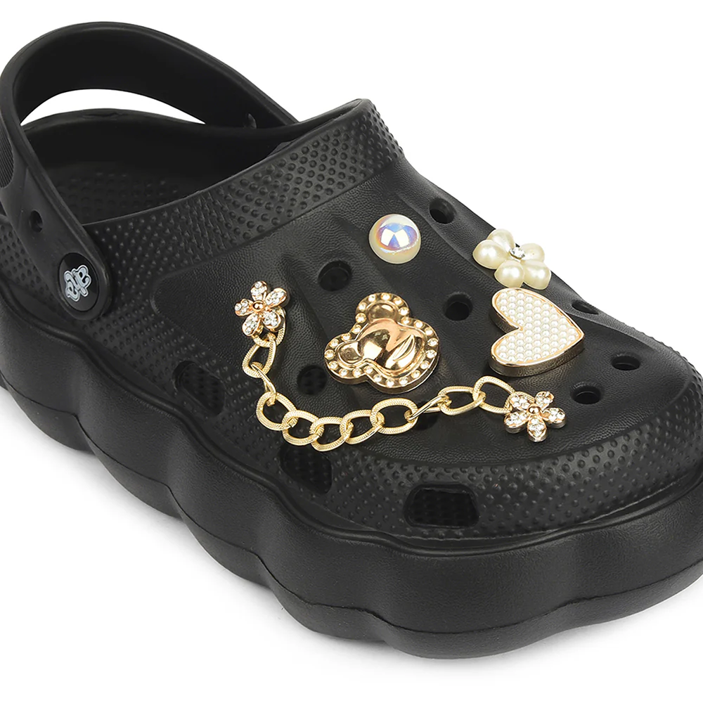 A-HA Black Casual Sling Back Clogs For Women ZQ-SH-012 By Liberty - Image 5