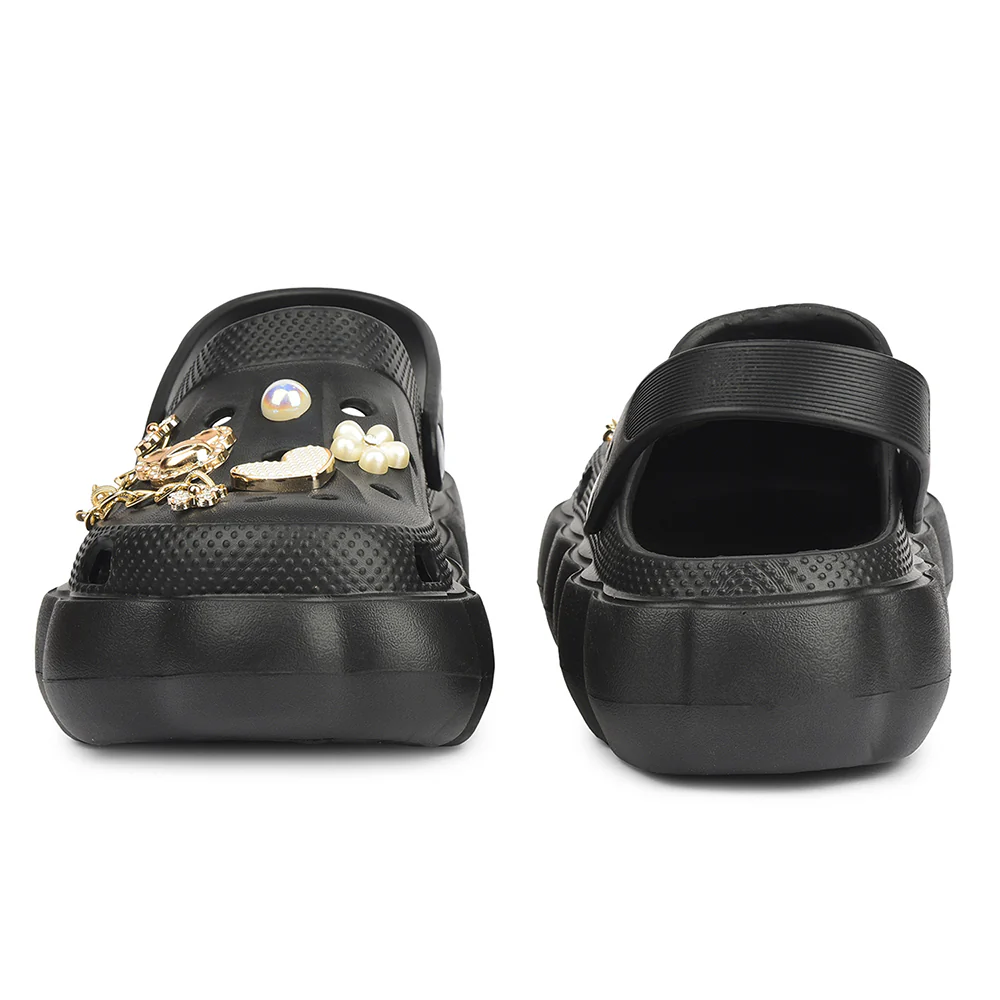 A-HA Black Casual Sling Back Clogs For Women ZQ-SH-012 By Liberty - Image 6