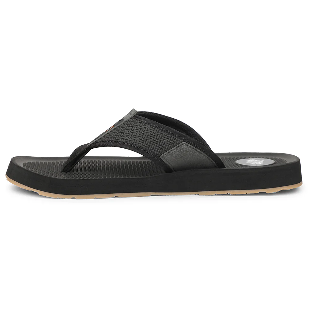 A-HA Black Casual Slipper For Men ANCO-10 By Liberty - Image 3