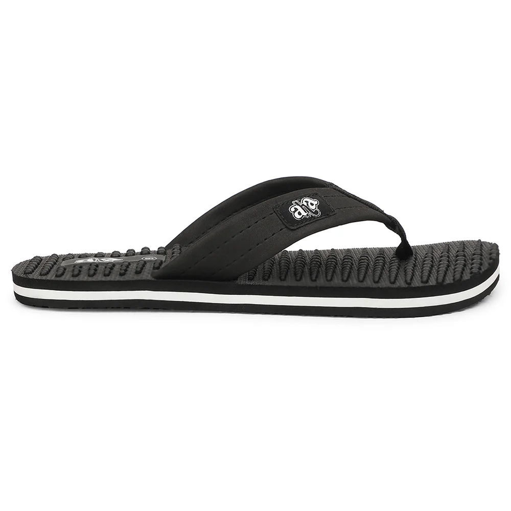 A-HA Black Casual Slipper For Men BEL-1 By Liberty - Image 2