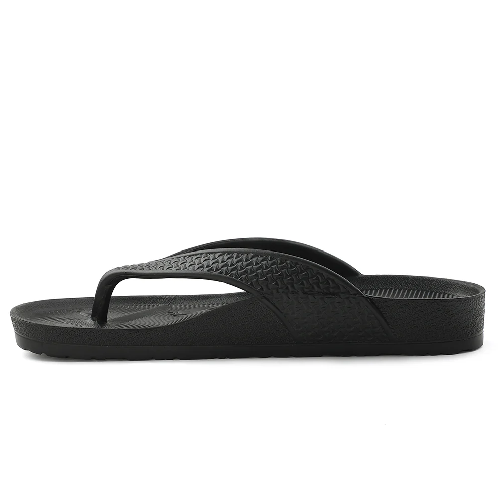 A-HA Black Casual Slipper For Men HAPPI-ME By Liberty - Image 5