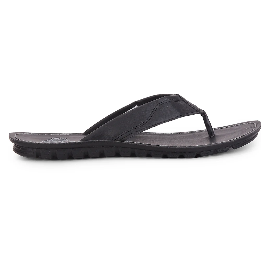 A-HA Black Casual Slippers For Men CHARGE By Liberty - Image 2