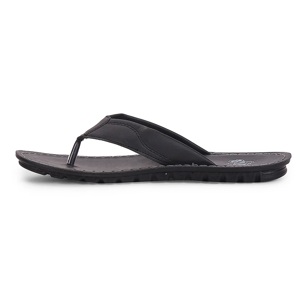 A-HA Black Casual Slippers For Men CHARGE By Liberty - Image 3