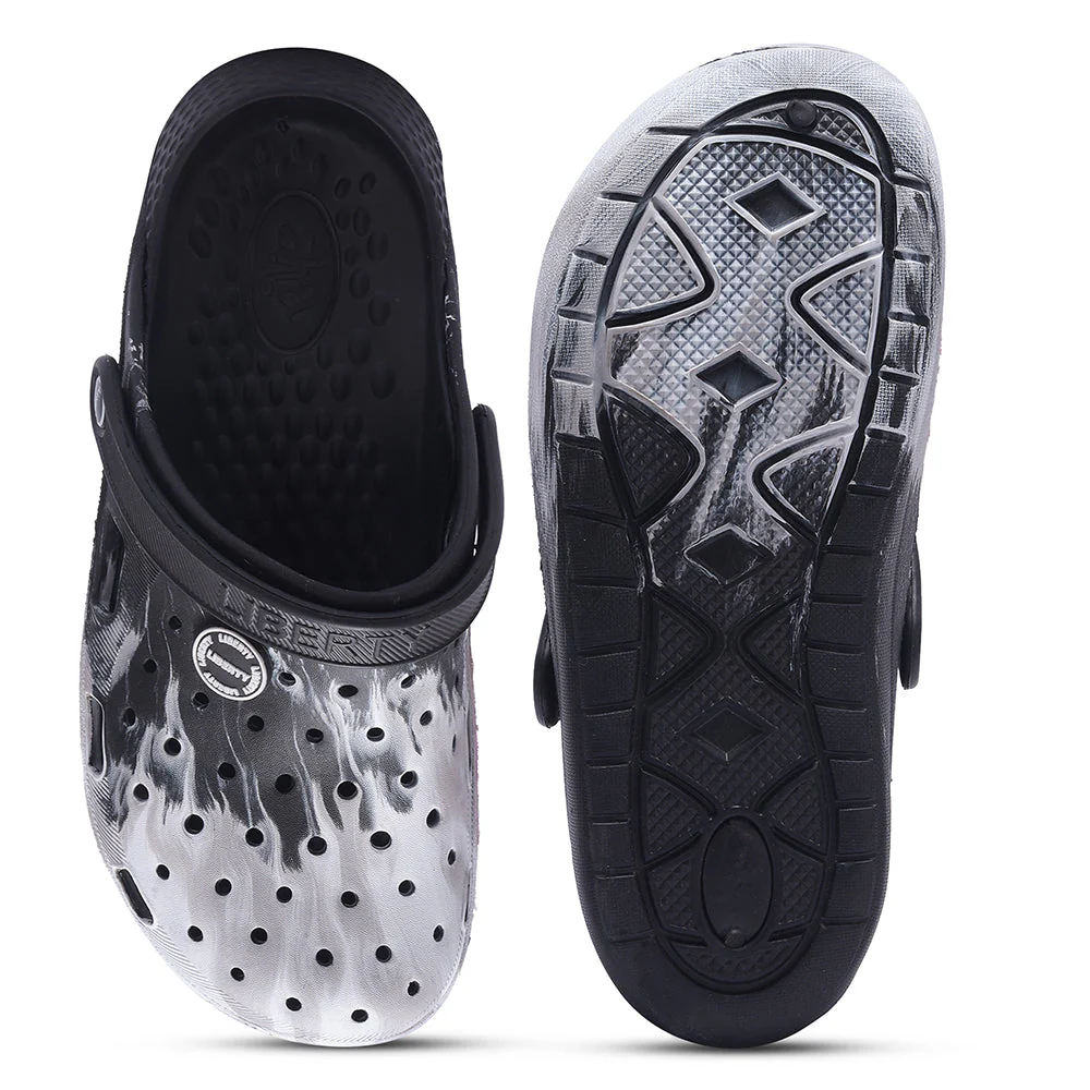 A-HA Black Slingback Clogs For Men LPMXT-961E By Liberty - Image 5