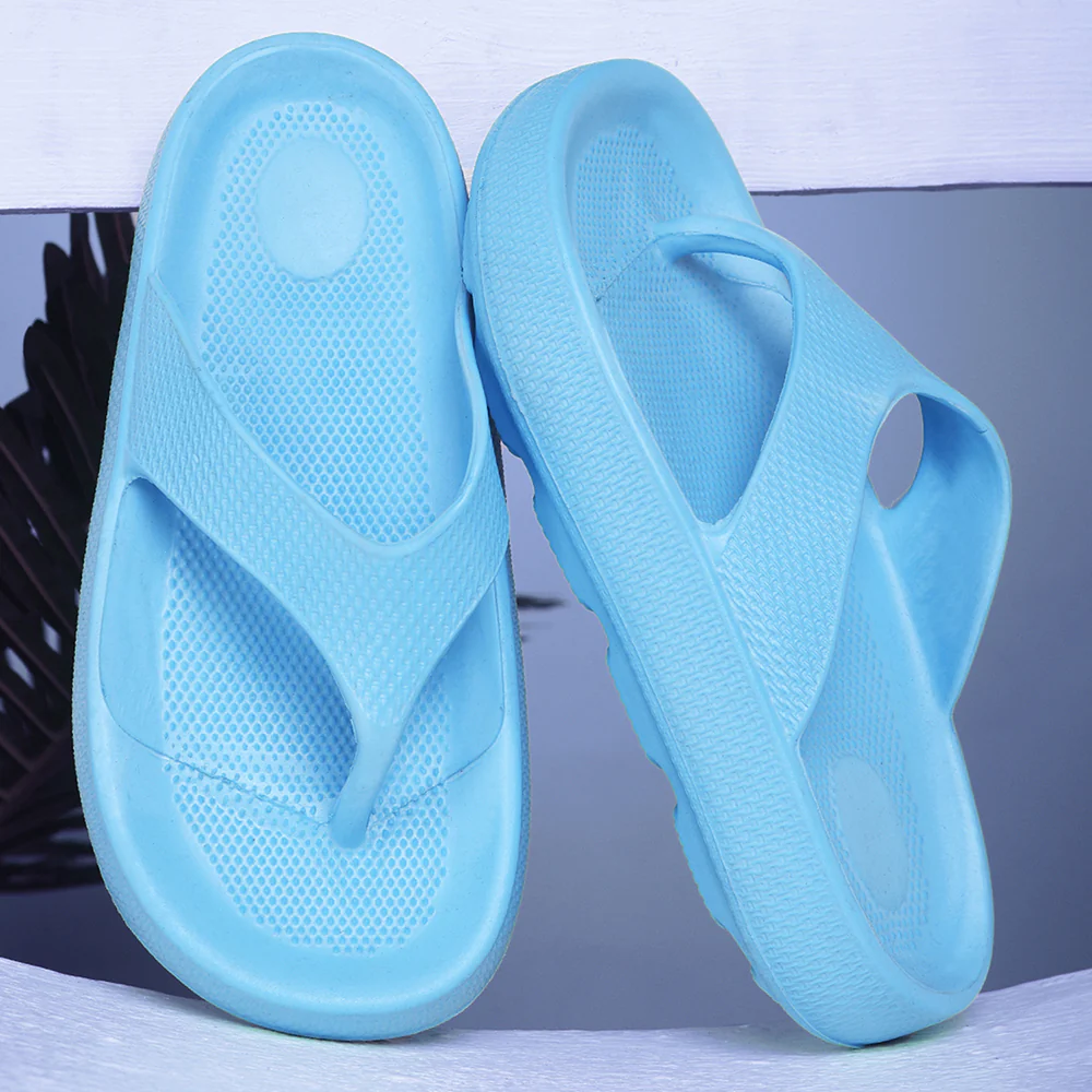 A-HA Blue Casual Slipper For Women COMFYPRO By Liberty - Image 4