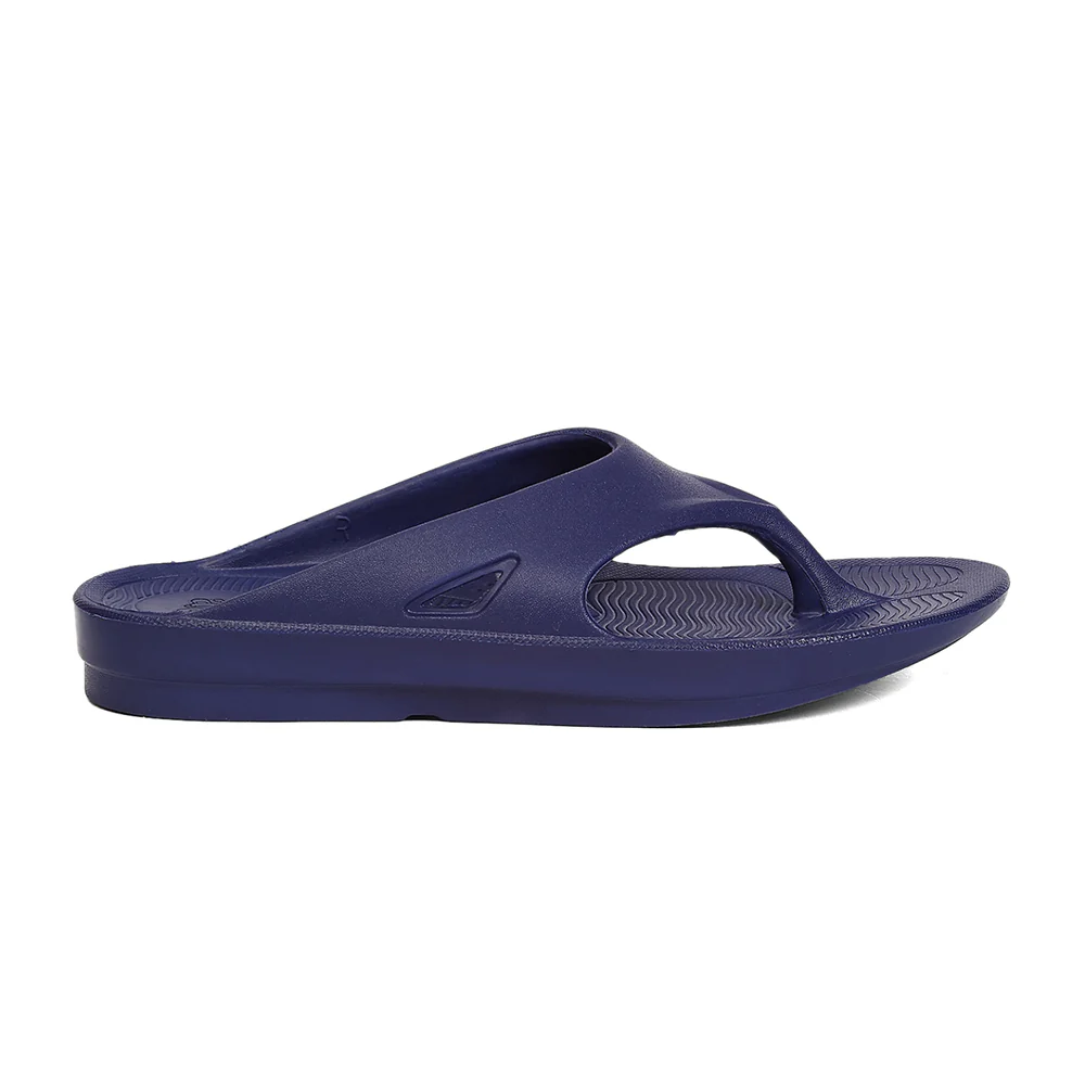 A-HA BOUNCE Navy Blue Casual Slip on Slippers for Men by Liberty - Image 2