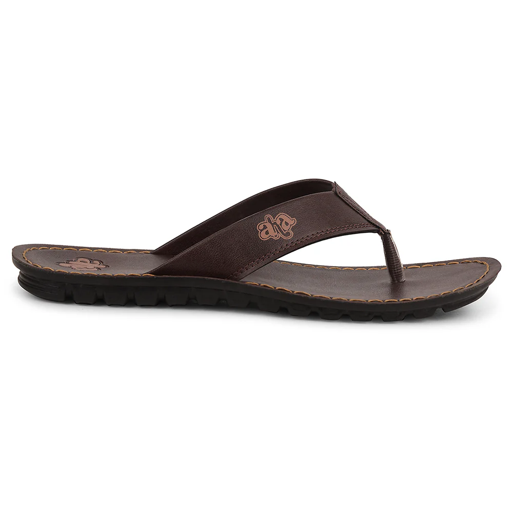 A-HA Brown Casual Slipper For Men 2137-51 By Liberty - Image 2