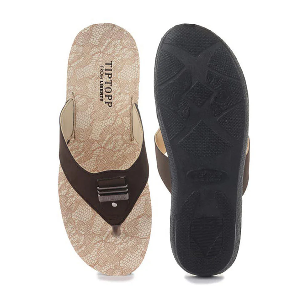 A-HA By Liberty 2089-011 Women Casual Brown Slippers - Image 6