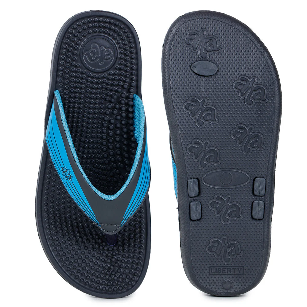 A-HA Casual Grey Flip Flops For Women ADAM-KT-2 By Liberty - Image 4