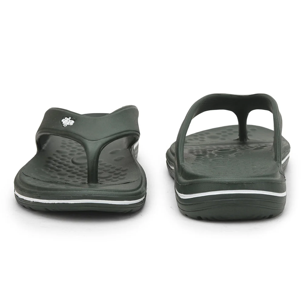 A-HA Casual Olive Green Flip Flop For Men BEACHTIME By Liberty - Image 4