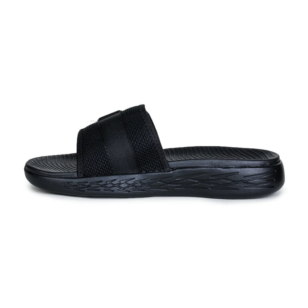 A-HA By Liberty Black Slides For Men IMPACT-10 - Image 2