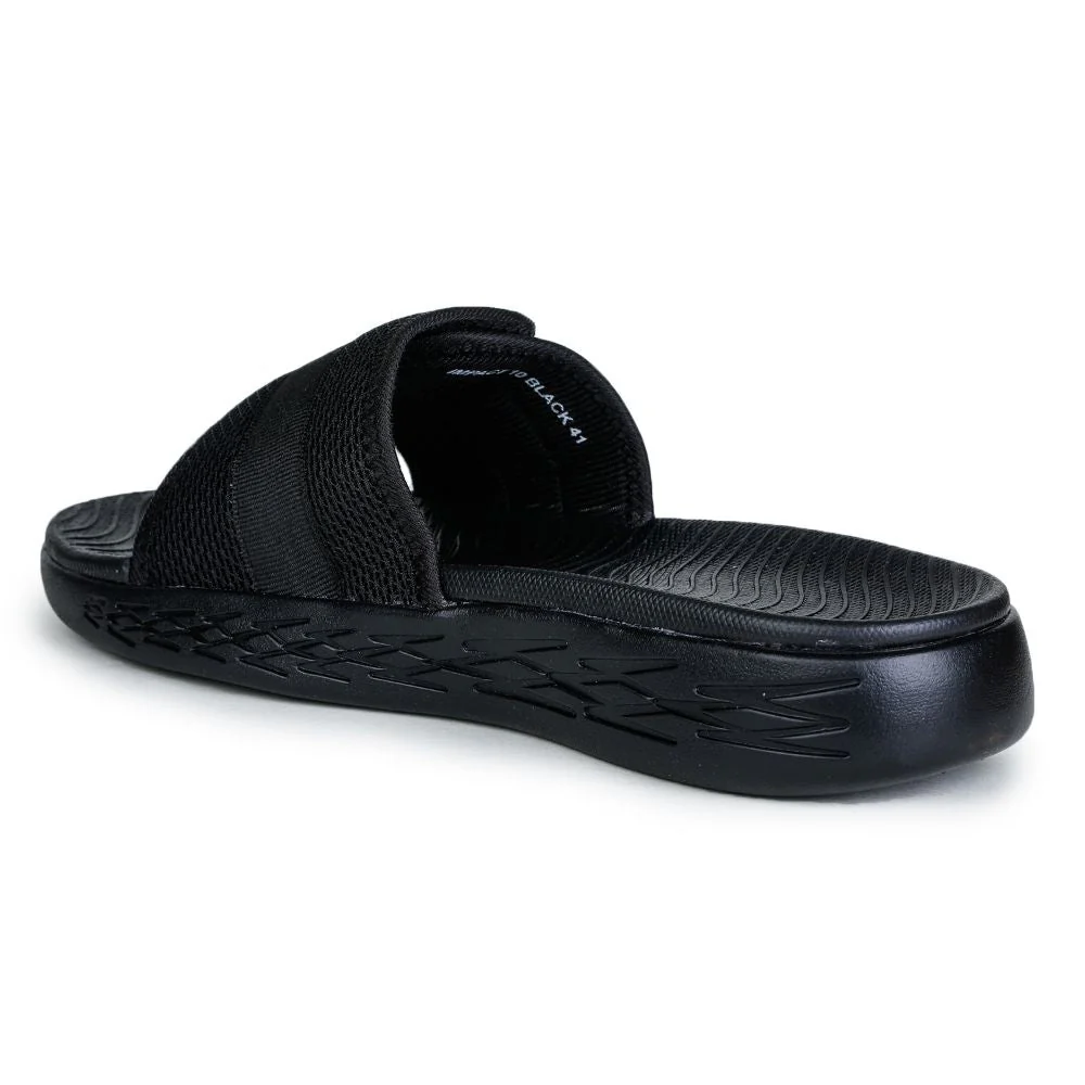 A-HA By Liberty Black Slides For Men IMPACT-10 - Image 3