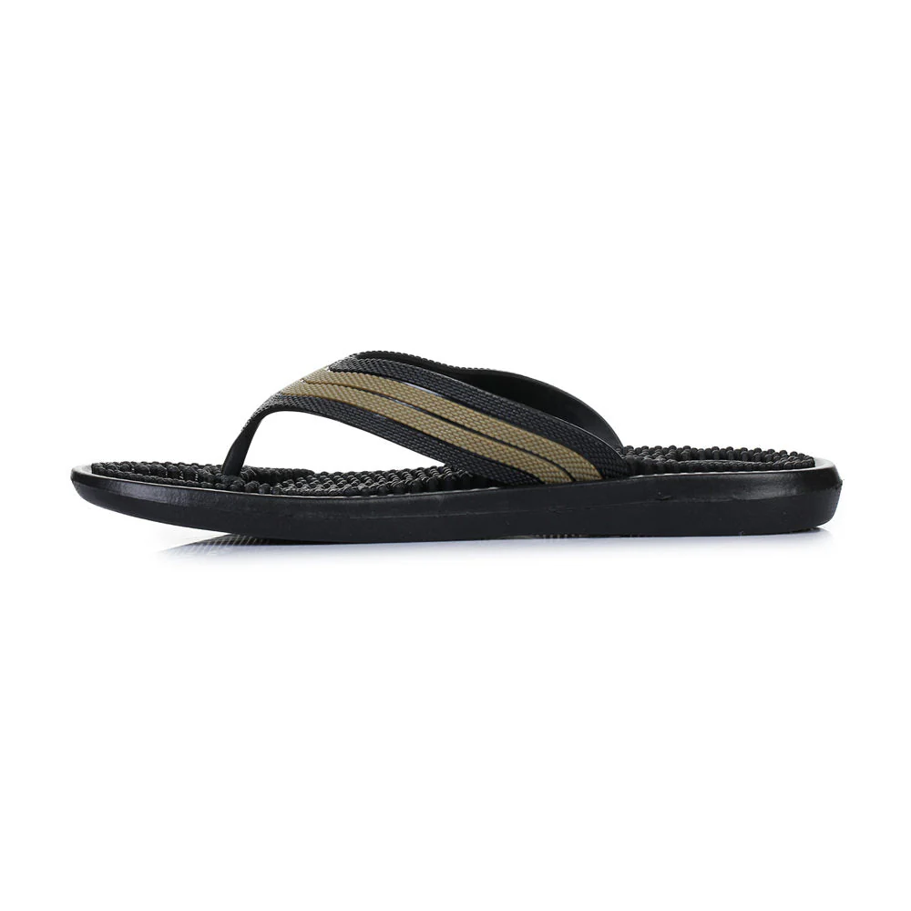 A-HA Casual Black Flip Flop For Men ACCUPLUS-1 By Liberty - Image 3