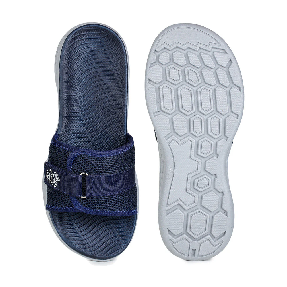 A-HA By Liberty Blue Slides For Men IMPACT-10 - Image 4
