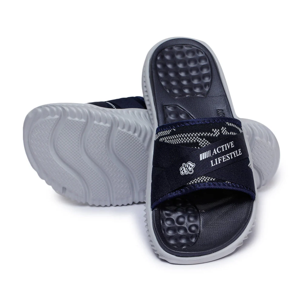 A-HA By Liberty Blue Slides For Men STAMINA-11 - Image 5