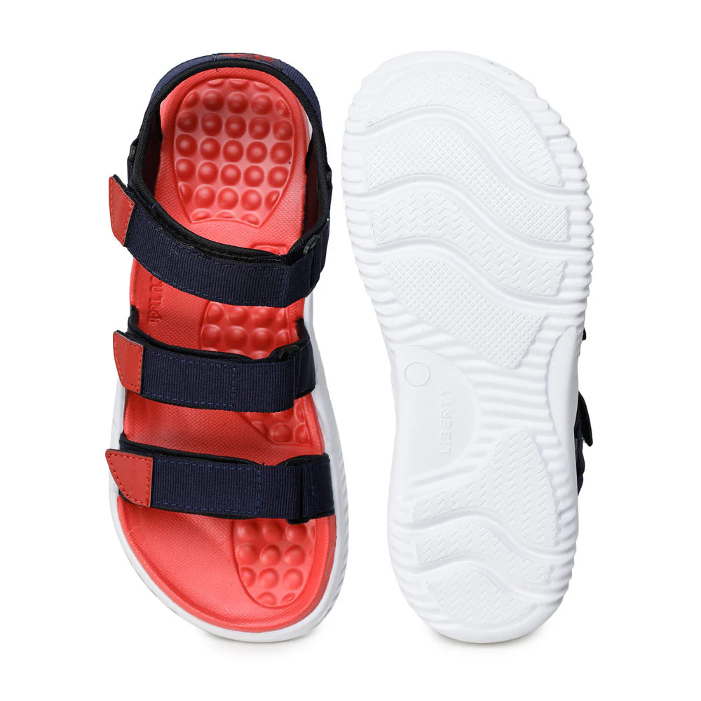 A-HA Casual Navy Blue Sandals For Men STAMINA-4 By Liberty - Image 4