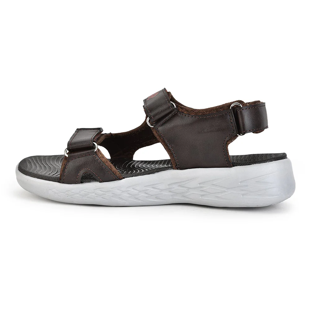 A-HA Casual Brown Sandals For Men LB183-5ME By Liberty - Image 2