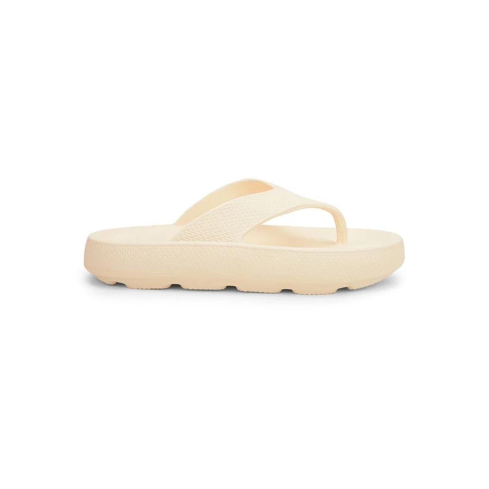 A-HA Casual Beige Flip Flop For Women COMFYWALK2 By Liberty - Image 2
