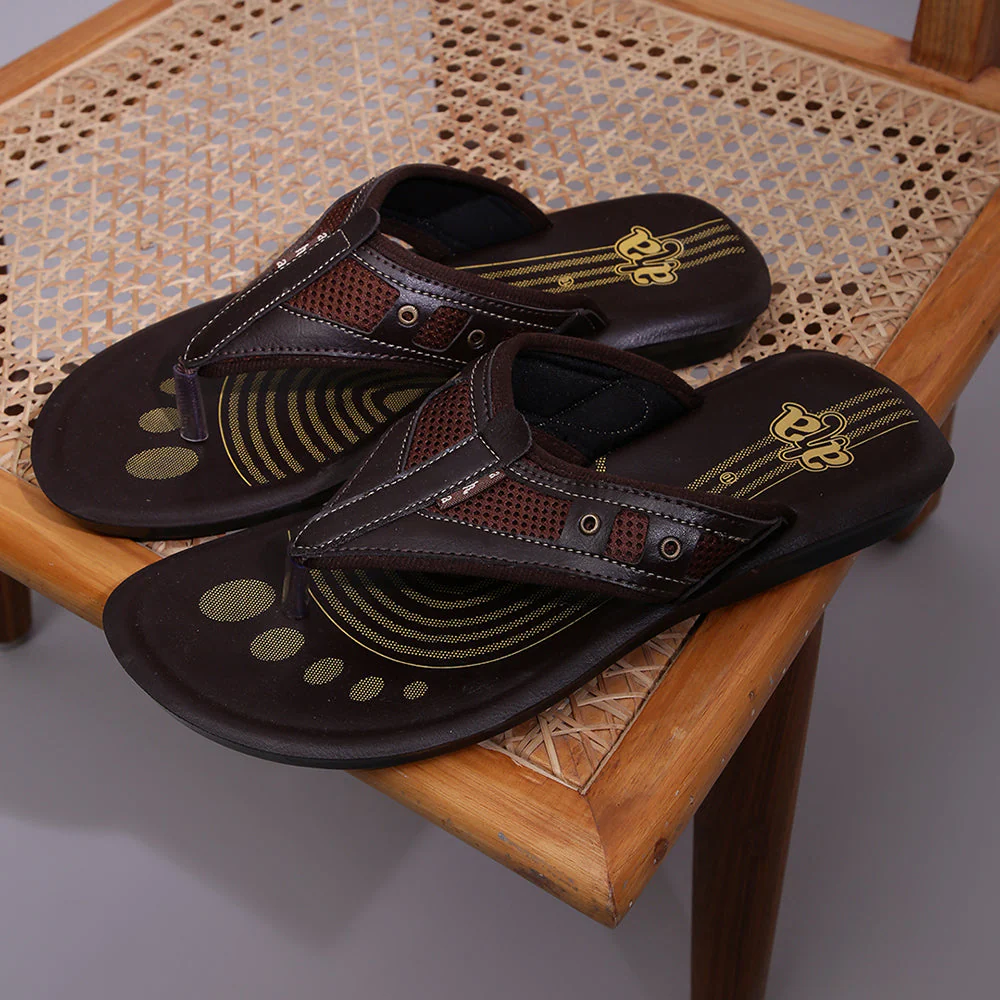 A-HA By Liberty CT-001 Men Casual Brown Slippers - Image 3