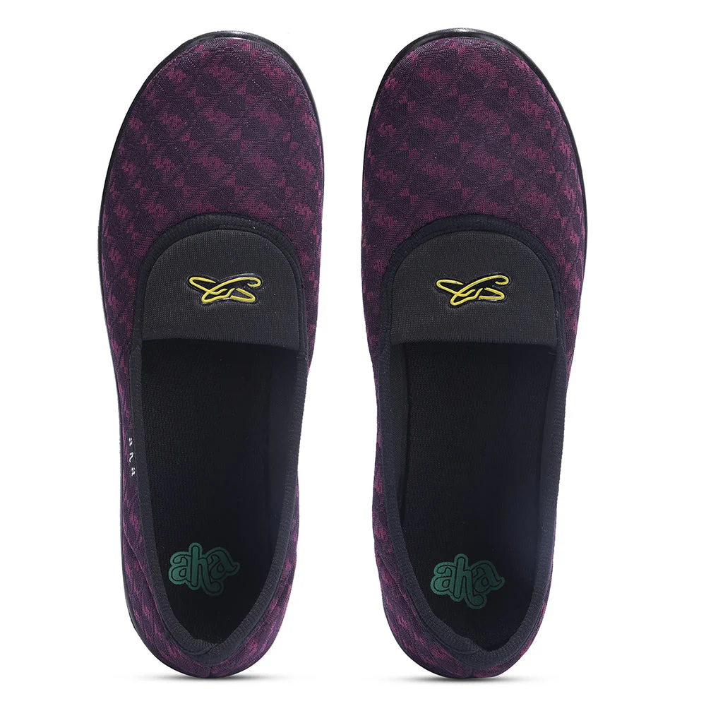 A-HA By Liberty ELENA-214 Women Casual Maroon Ballerina Shoes - Image 5