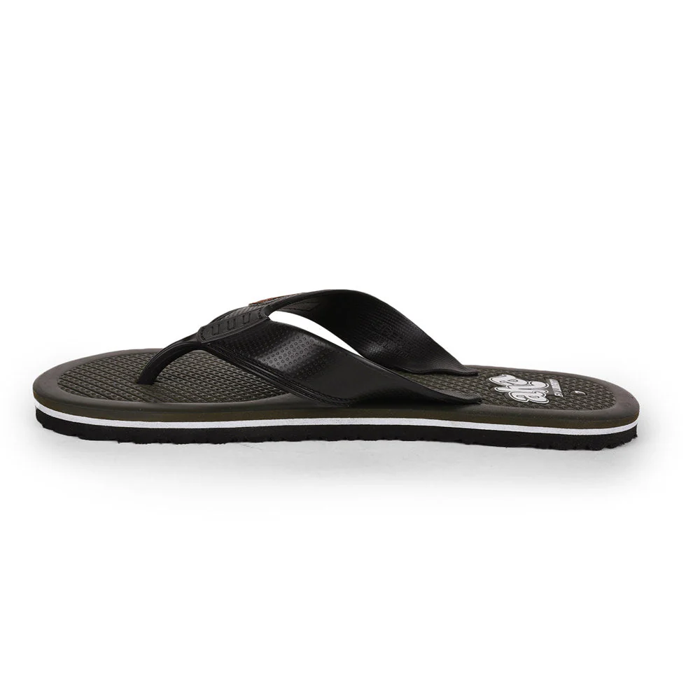 A-HA Casual Olive Green Flip-Flops For Men HARRISON By Liberty - Image 3