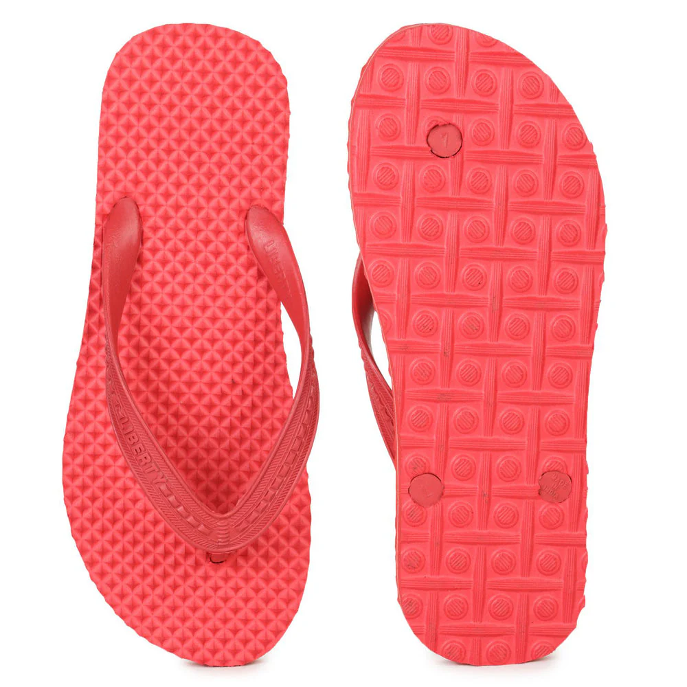 A-HA Casual Red Flip Flop For Men HEALTH-1 By Liberty - Image 4