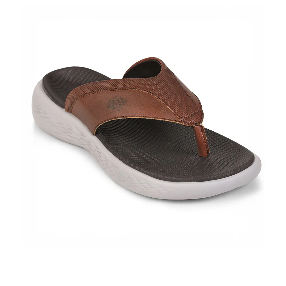 A-HA By Liberty IMPACT-6 Tan Flip-Flop For Men