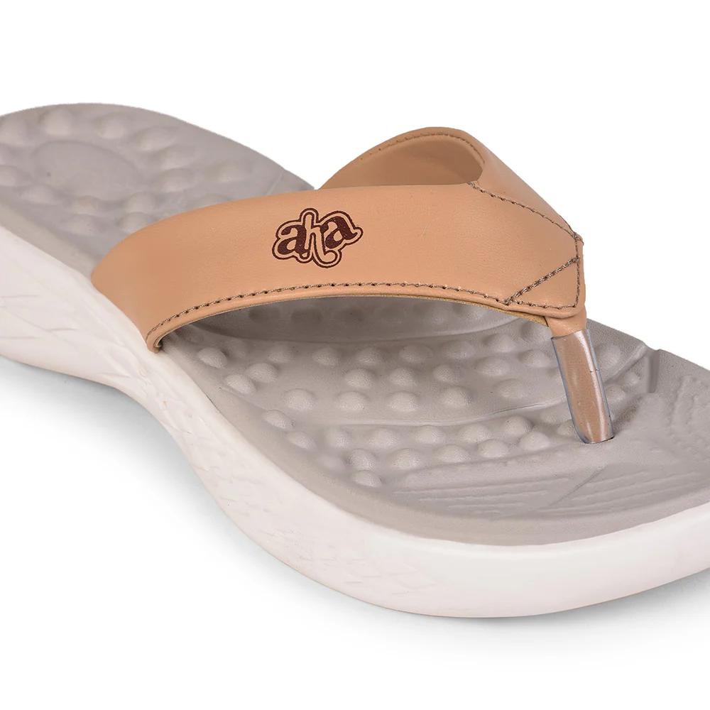 A-HA Casual Beige Slipper For Women IMPACT-W2 By Liberty - Image 3