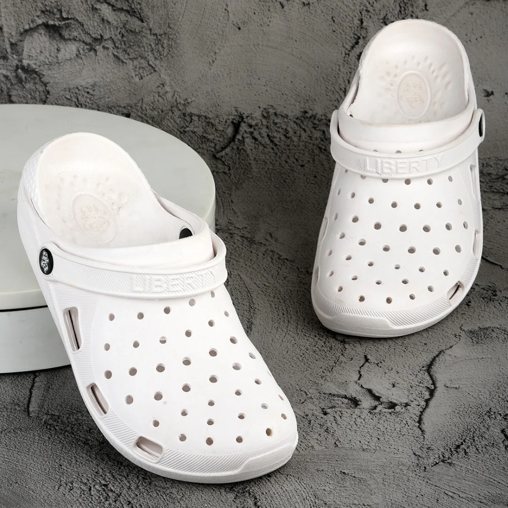 A-HA White Slingback Clogs For Women LPMXT-801 By Liberty - Image 4