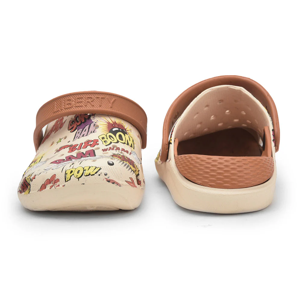 A-HA By Liberty LPMXT-810 Men Cream Clogs - Image 5