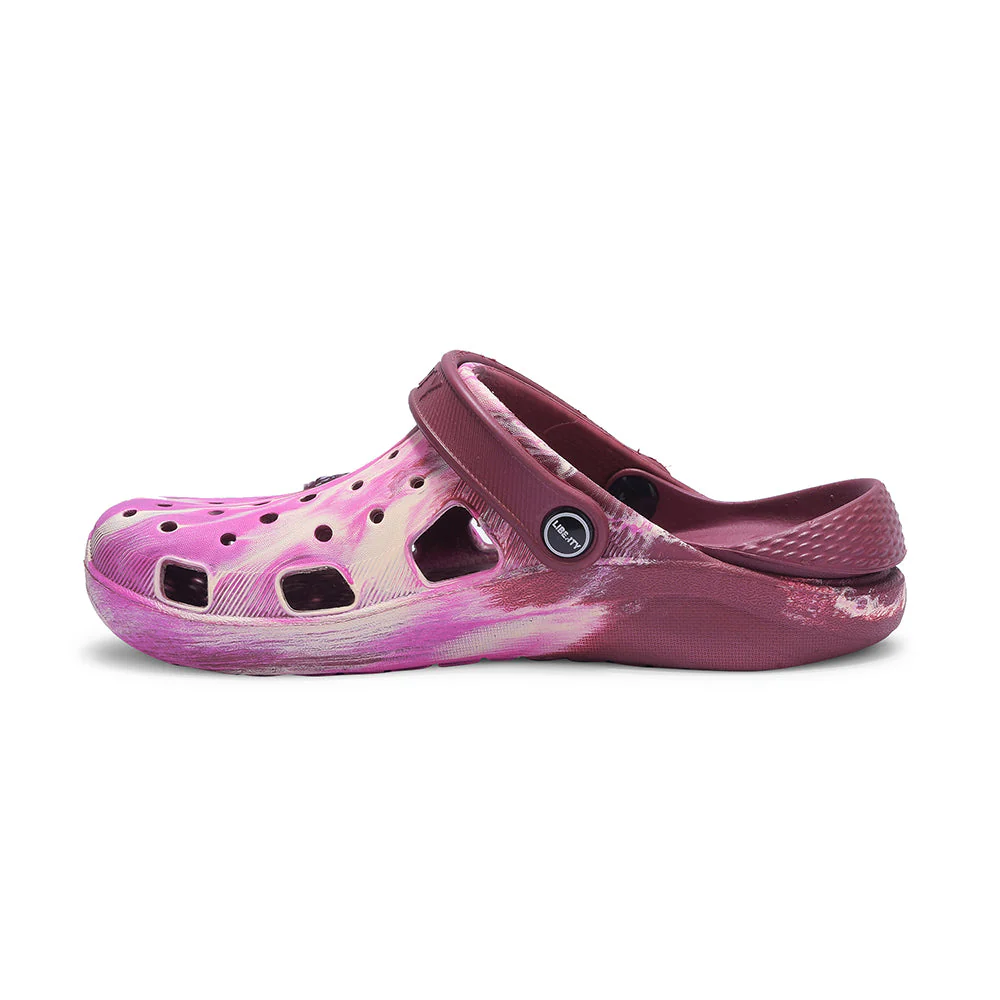 A-HA By Liberty LPMXT-962E Women Pink Clogs - Image 3