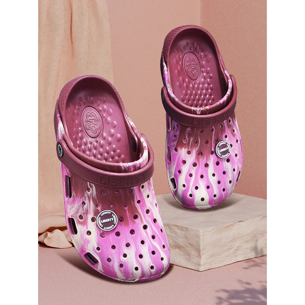 A-HA By Liberty LPMXT-962E Women Pink Clogs - Image 4