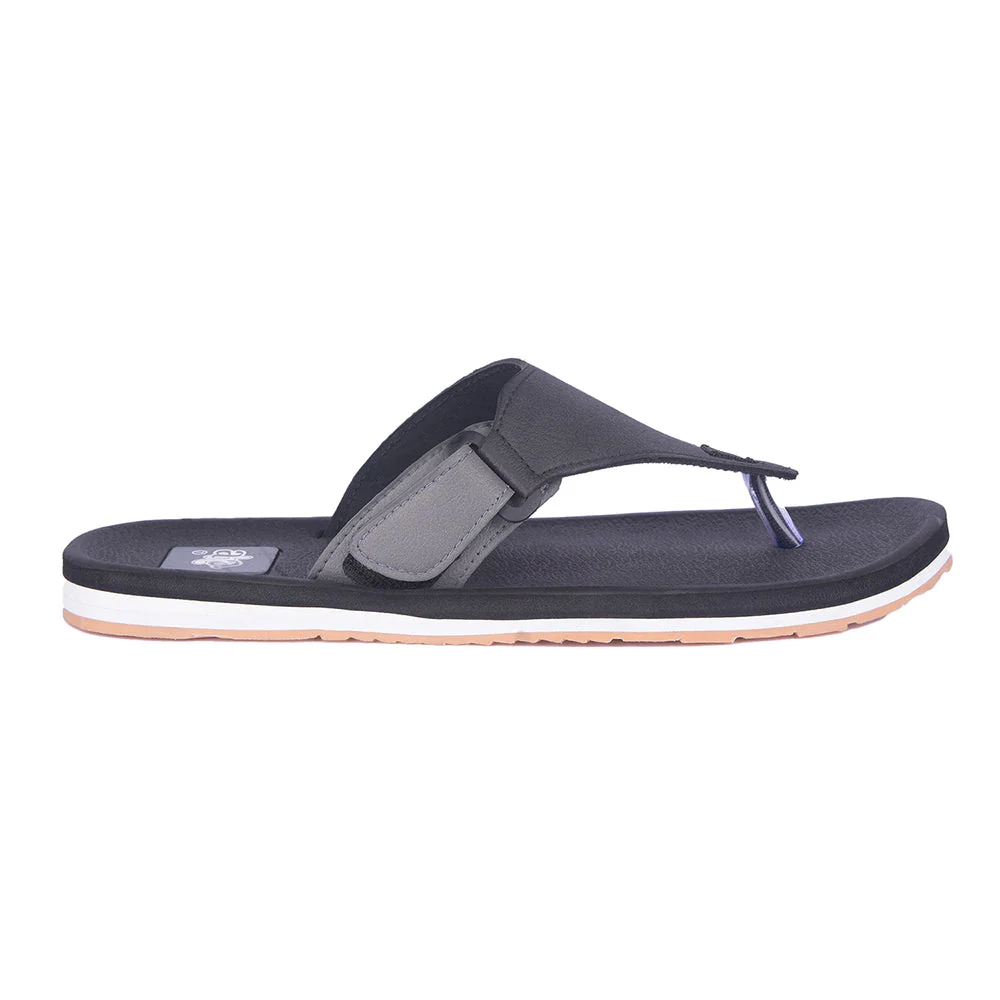 A-HA Casual Black Flip Flop For Men ANCO-01 By Liberty - Image 2