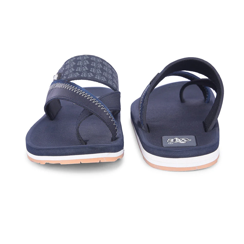 A-HA Casual Navy Blue Flip Flop For Men ANCO-02 By Liberty - Image 5