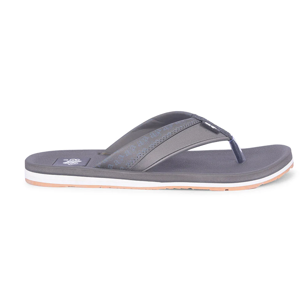 A-HA Casual Grey Flip Flops For Men ANCO-03 By Liberty - Image 2