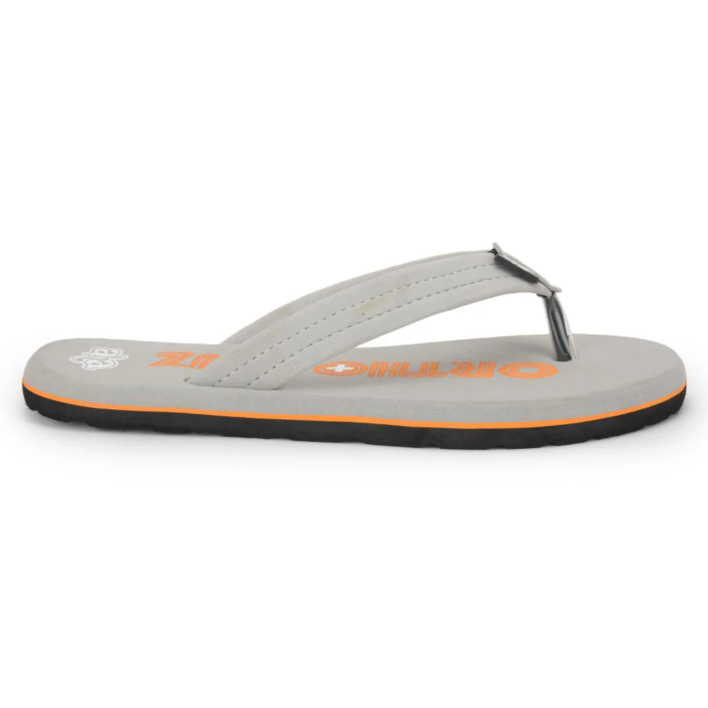 A-HA Casual Light Grey Flip Flop For Men ORTHO-1 By Liberty - Image 2