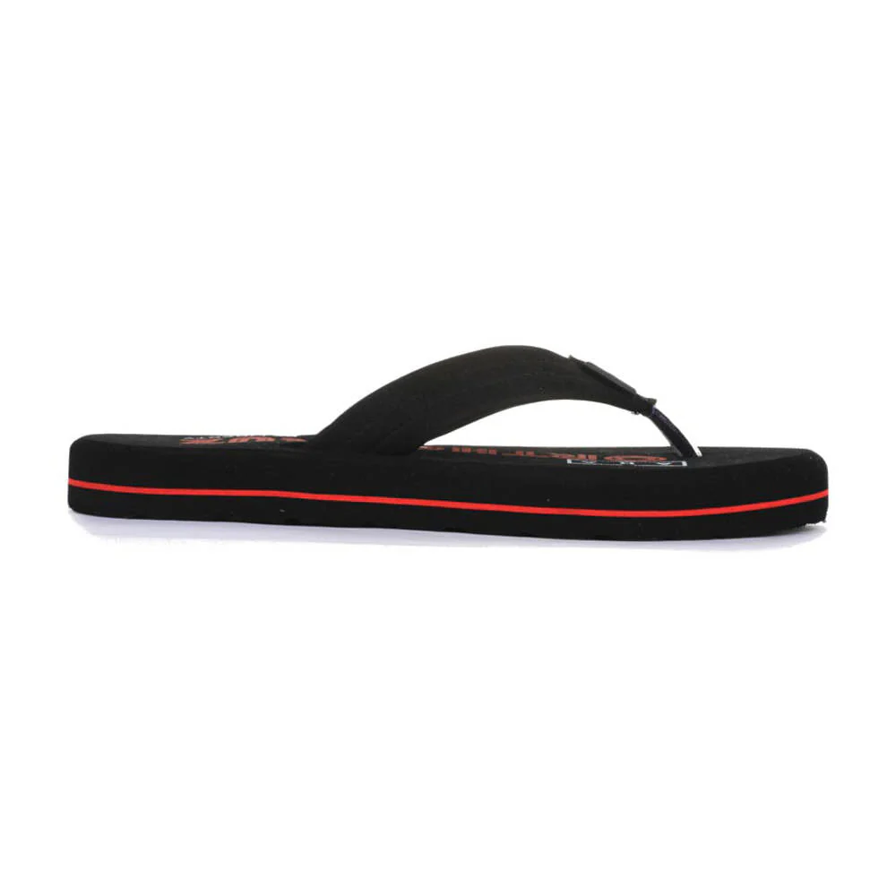 A-HA Casual Black Flip-Flops For Men ORTHO-1 By Liberty - Image 2