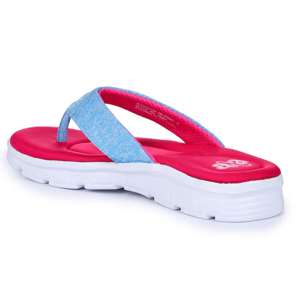 A-HA Casual Pink Flip Flops For Women CUSHION-20 By Liberty - Image 5