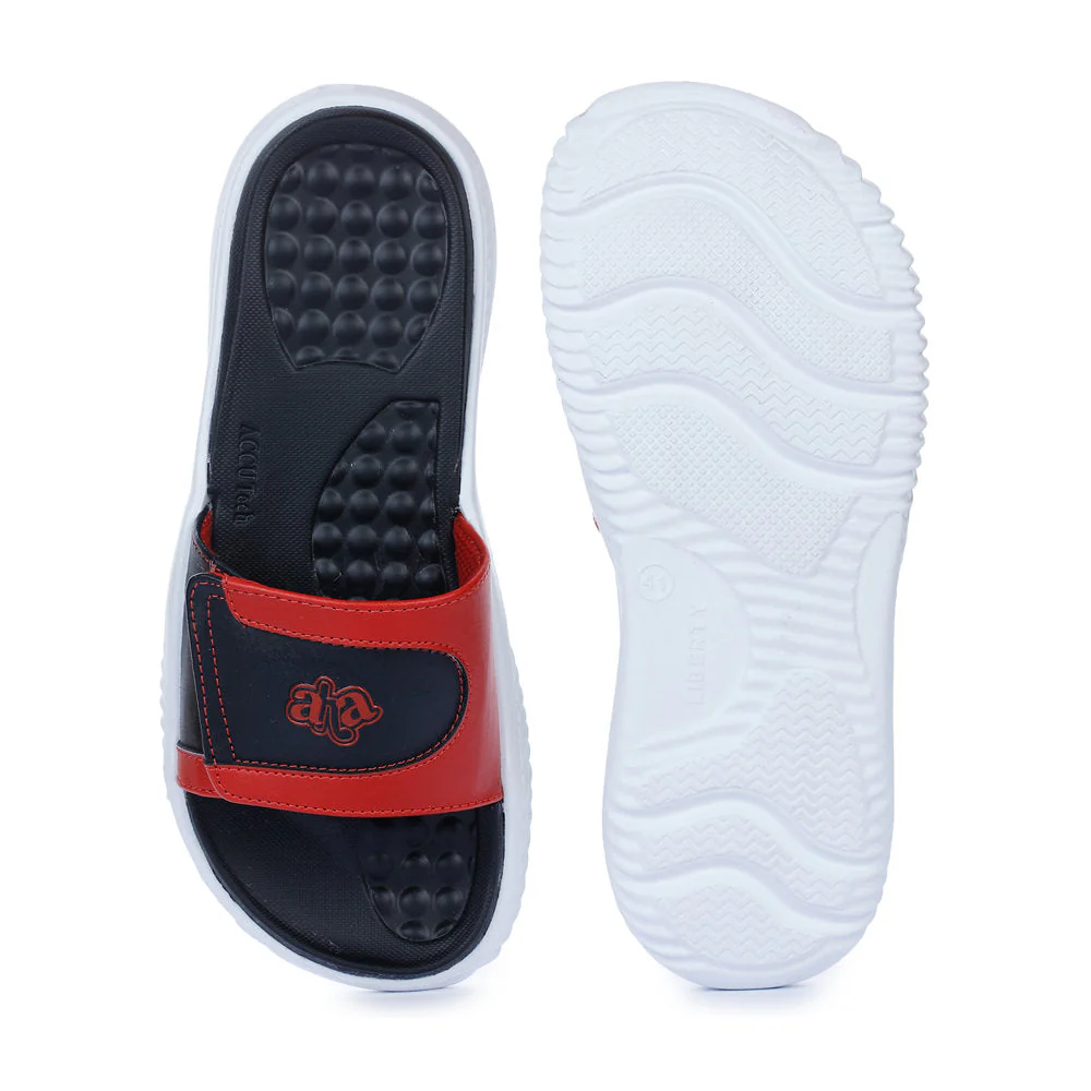 A-HA By Liberty Red Slides For Men STAMINA-2 - Image 4