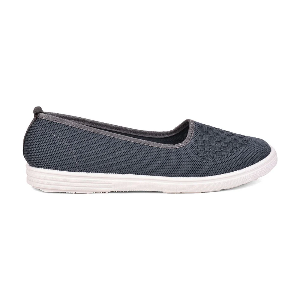 A-HA By Liberty Women 8133-23E Grey Casual Ballerina - Image 2