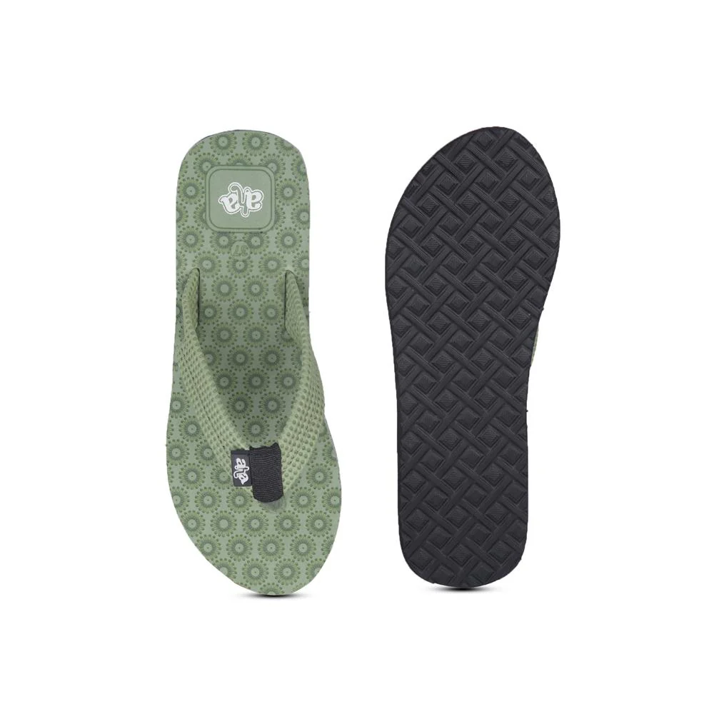 A-HA Casual Olive Green Slipper For Women ORTHO-21 By Liberty - Image 6
