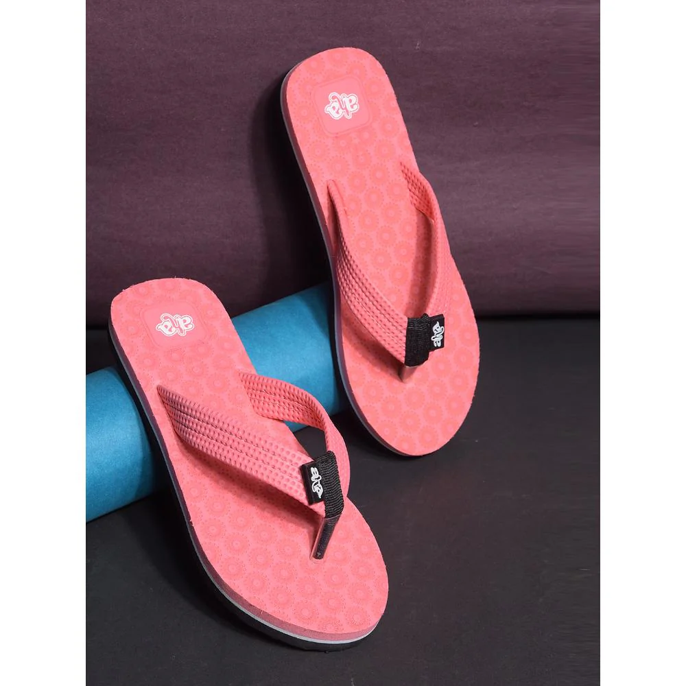 A-HA Casual Peach Slipper For Women ORTHO-21 By Liberty - Image 4