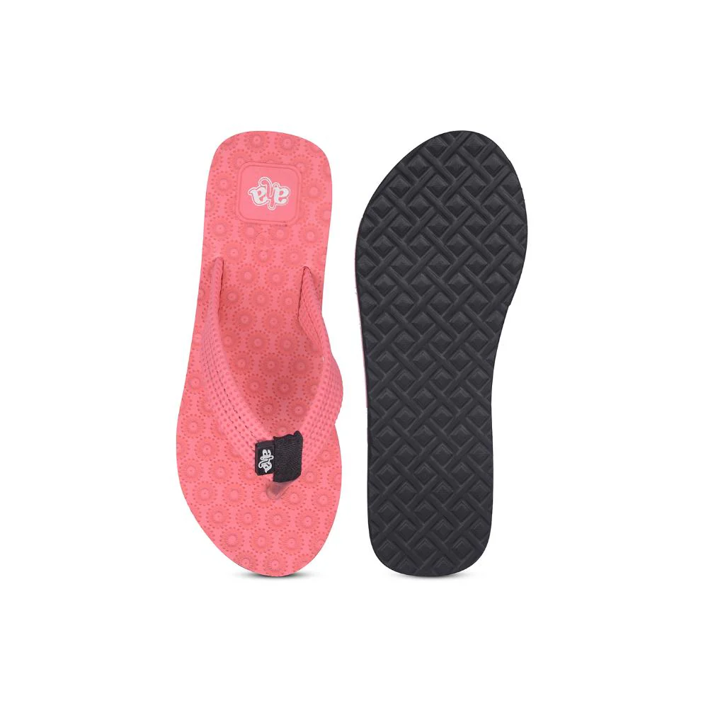 A-HA Casual Peach Slipper For Women ORTHO-21 By Liberty - Image 6