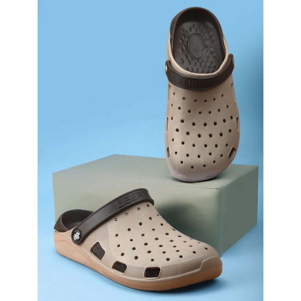 A-HA Casual Beige Clogs For Men LPMXT-800 By Liberty - Image 3