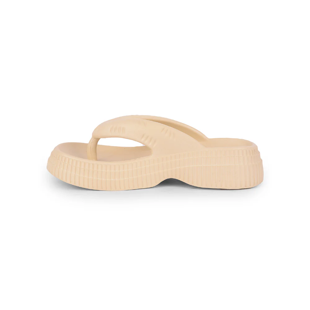 A-HA Casual Beige Flip Flop For Women ZQ-SH-011 By Liberty - Image 3