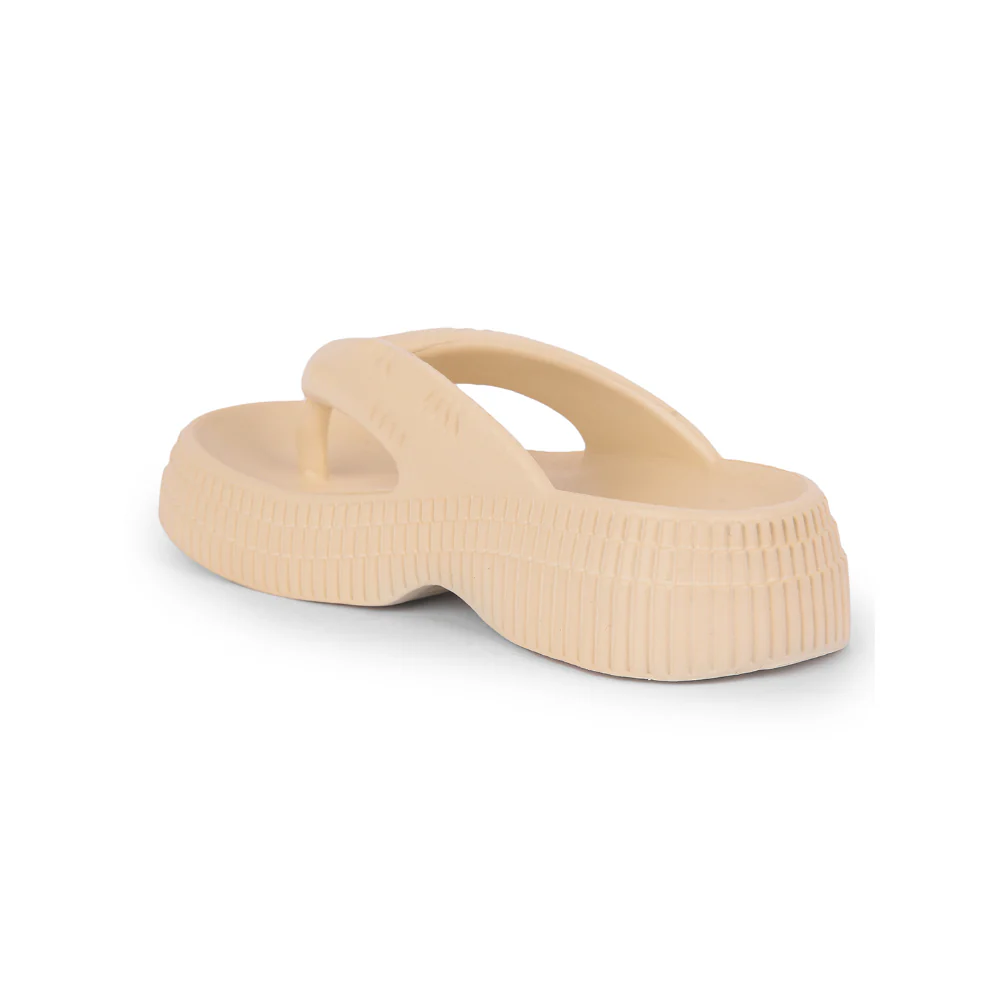 A-HA Casual Beige Flip Flop For Women ZQ-SH-011 By Liberty - Image 5